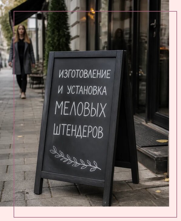 Меловые штендеры в Луге по цене от 6702 р. | Аванза-Лга