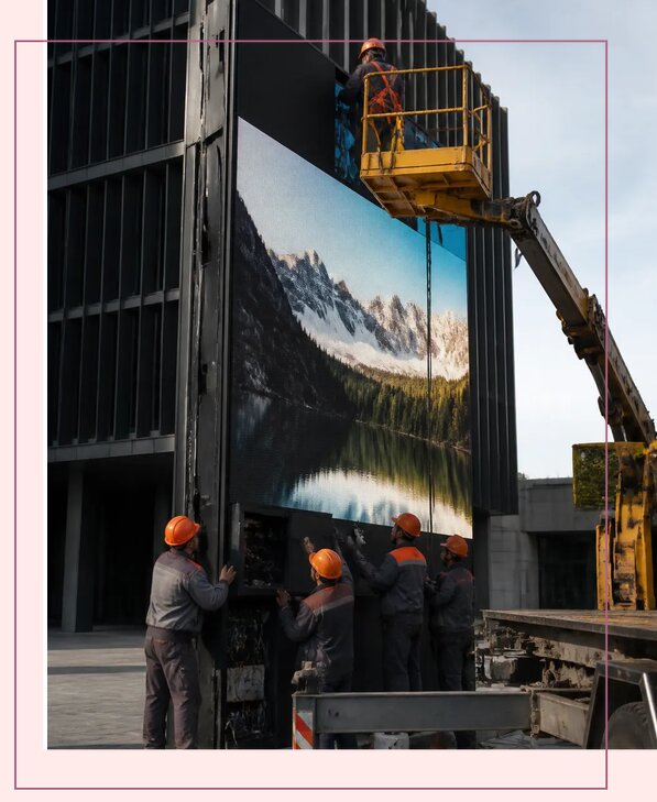 Размещение DOOH рекламы в Луге на цифровых экранах